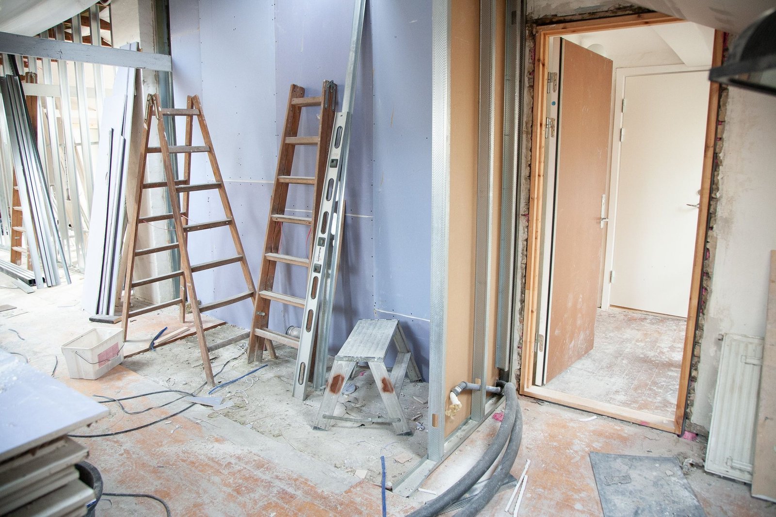 Residential renovation in progress